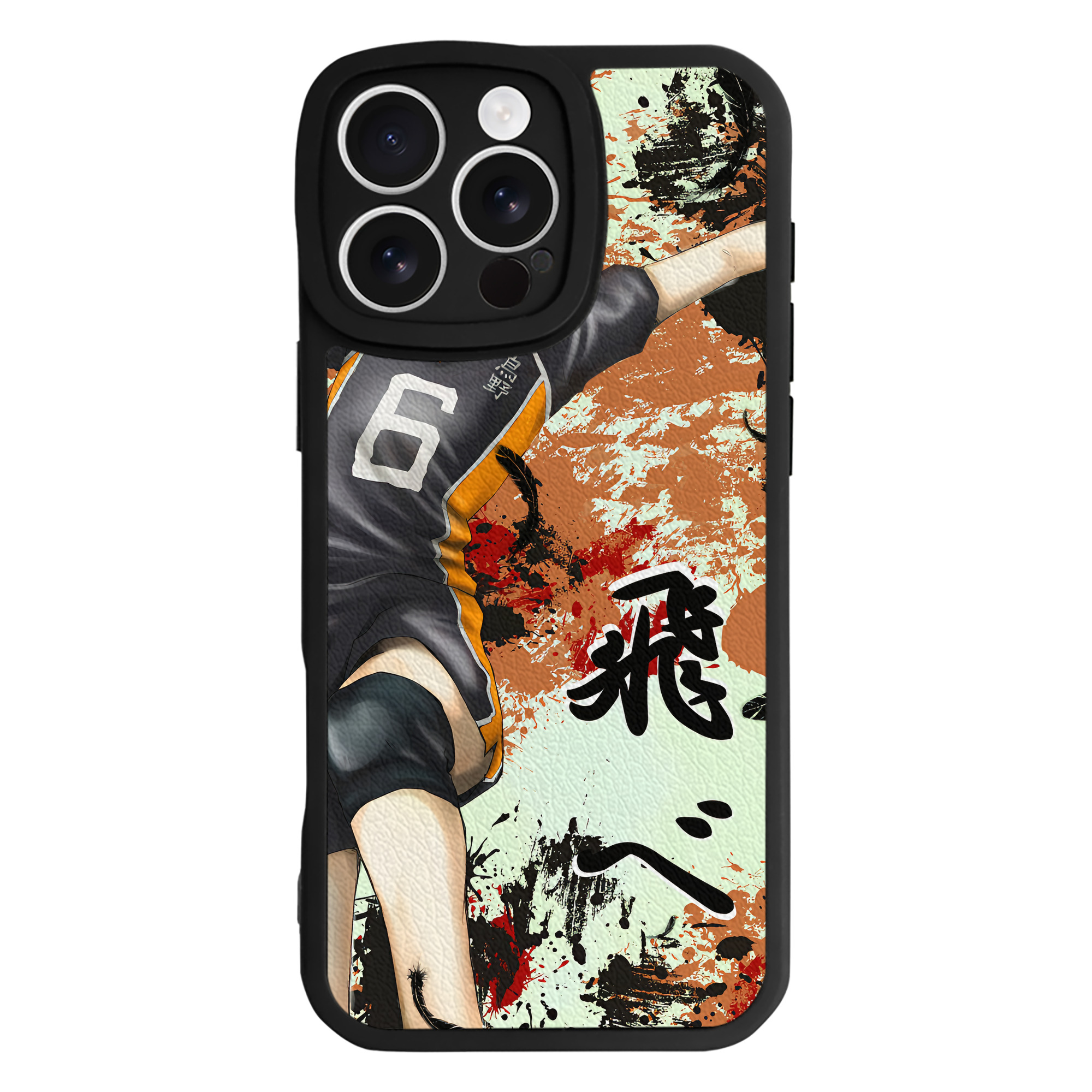 （画像用） ハイキュー!! Haikyu!! 【iPhone 16シリーズ対応】シリコンスマホケース（レザー調） 材質：シリコン